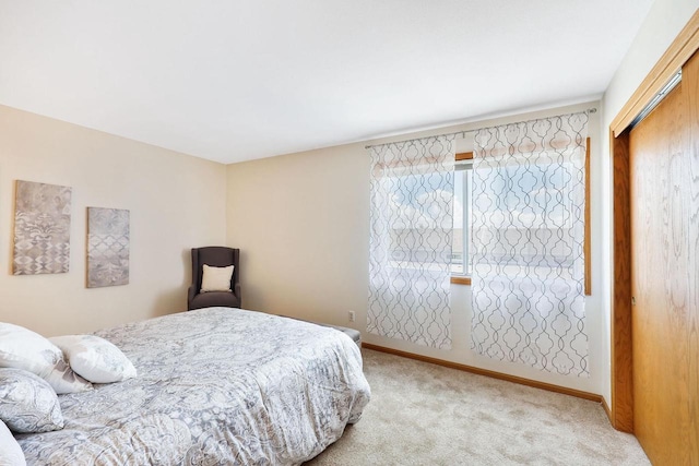 6911 Raymond Rd, Madison, WI 53711 - carpeted bedroom with baseboards and a closet