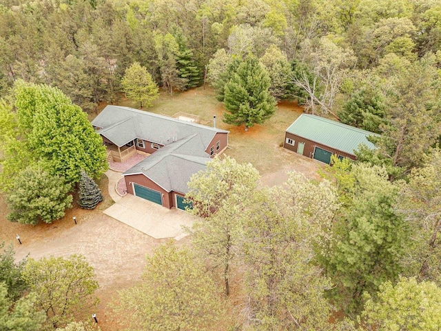 618 Little Fawn Dr, Nekoosa, WI 54457 - view of subject property with a forest