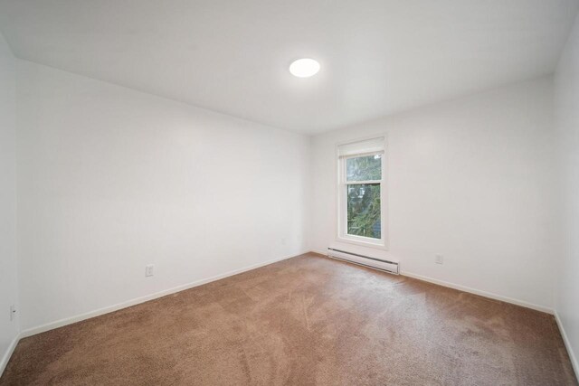 3933 Country Pl Unit D, Sheboygan, WI 53081 - carpeted spare room with a baseboard heating unit and baseboards