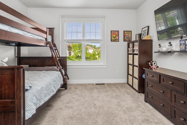 W239N7521 High Ridge Dr, Sussex, WI 53089 - bedroom with baseboards and light carpet