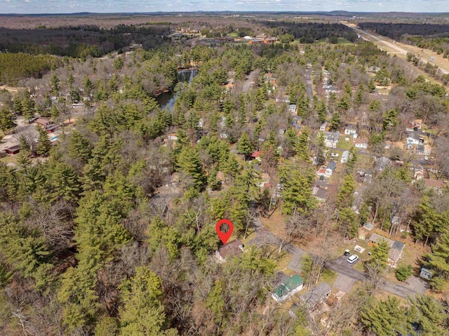 134 Glen View Dr Unit 44, Wisconsin Dells, WI 53965 - aerial view of property's location with a forest