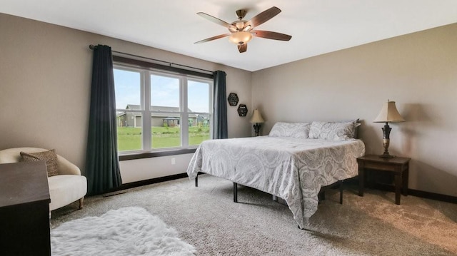 20170 63rd Ave, Chippewa Falls, WI 54729 - bedroom with carpet, baseboards, and ceiling fan