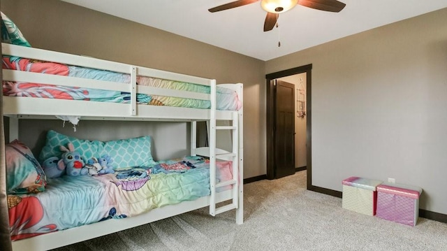 20170 63rd Ave, Chippewa Falls, WI 54729 - carpeted bedroom featuring baseboards and ceiling fan
