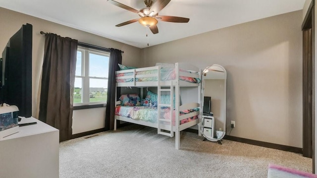 20170 63rd Ave, Chippewa Falls, WI 54729 - bedroom with carpet flooring, a ceiling fan, and baseboards