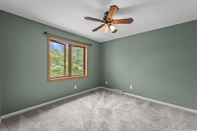 5806 E Open Mdw, Mcfarland, WI 53558 - carpeted spare room with baseboards and a ceiling fan