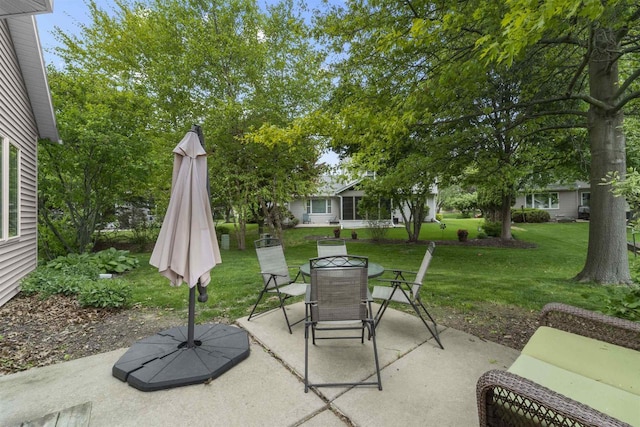 5806 E Open Mdw, Mcfarland, WI 53558 - view of patio with outdoor dining space