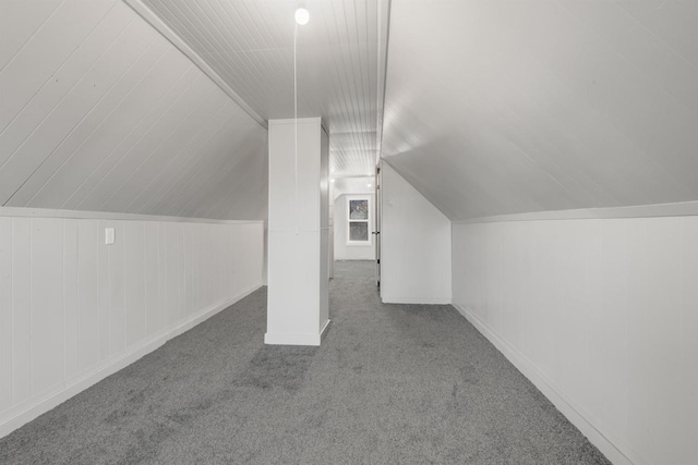 924 N Stevens St, Rhinelander, WI 54501 - additional living space featuring carpet floors and lofted ceiling