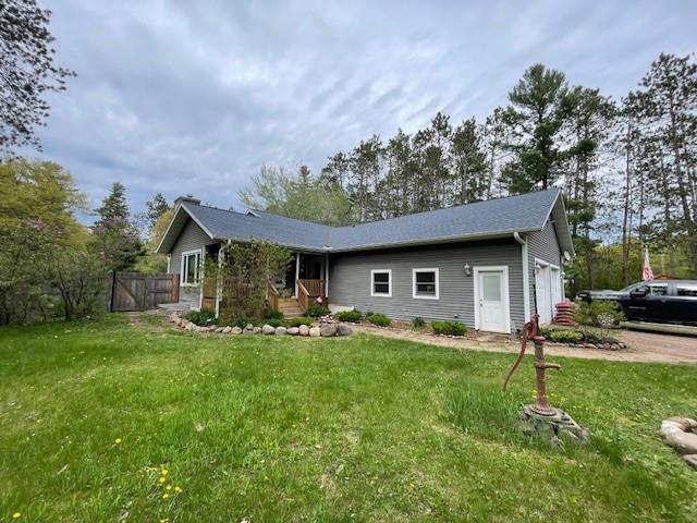 13550 W Froemel Rd, Hayward, WI 54843 - ranch-style house featuring an attached garage