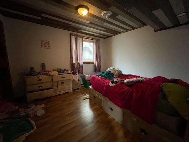 13550 W Froemel Rd, Hayward, WI 54843 - bedroom with wood finished floors
