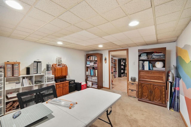 3609 Brigham Ave, Madison, WI 53714 - office space featuring light colored carpet and recessed lighting