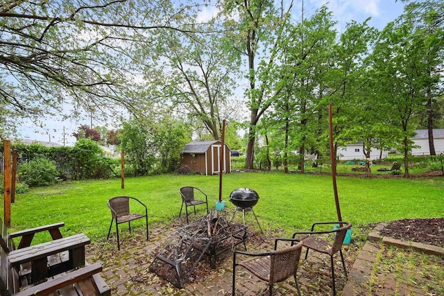 3609 Brigham Ave, Madison, WI 53714 - view of yard with an outdoor fire pit