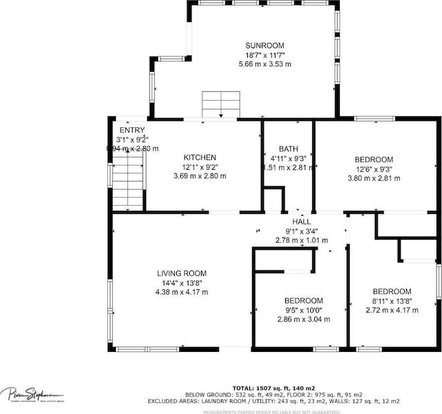 3609 Brigham Ave, Madison, WI 53714 - floor plan / room layout