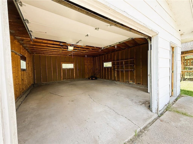 N4719 Schmidt Rd, Ladysmith, WI 54848 - garage featuring a garage door opener