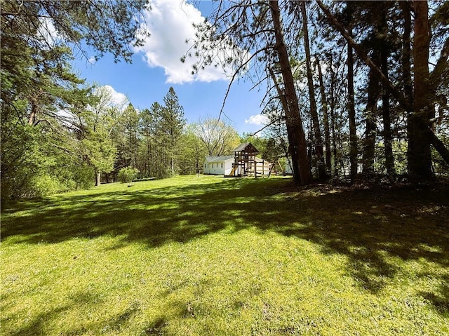 N4719 Schmidt Rd, Ladysmith, WI 54848 - view of green lawn