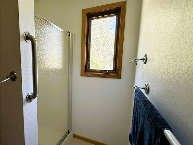 N4719 Schmidt Rd, Ladysmith, WI 54848 - bathroom with a stall shower