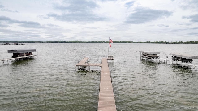 2894 Waubesa Ave, Madison, WI 53711 - dock area featuring a water view and boat lift