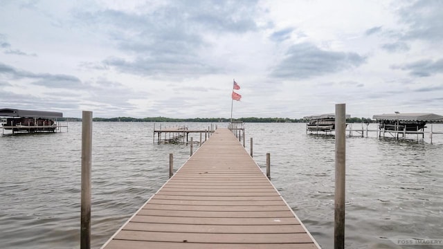 2894 Waubesa Ave, Madison, WI 53711 - dock area featuring a water view