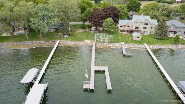 2894 Waubesa Ave, Madison, WI 53711 - dock featuring a water view