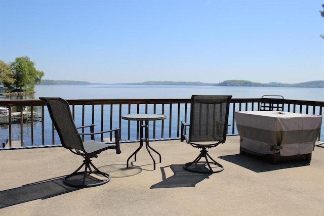 421 River St, Merrimac, WI 53561 - deck with a water view