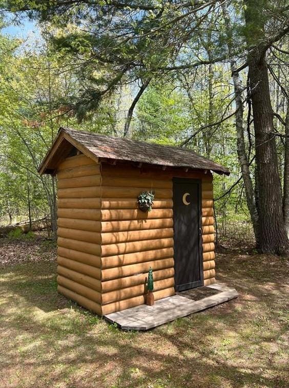 7431 Jordan Buck Trl, Danbury, WI 54830 - view of shed
