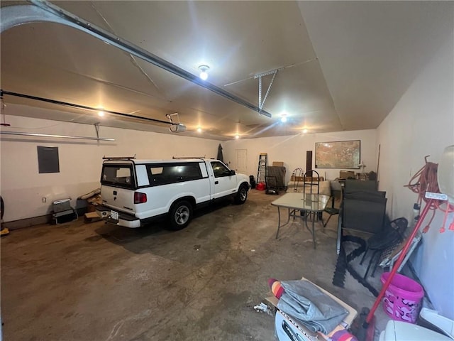 7431 Jordan Buck Trl, Danbury, WI 54830 - garage featuring electric panel