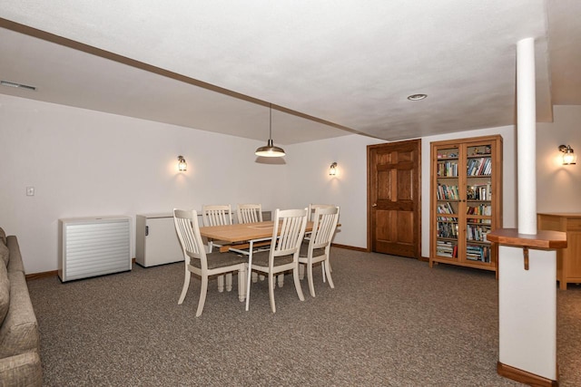 884 Joshua Ct, Pewaukee, WI 53072 - carpeted dining space with baseboards