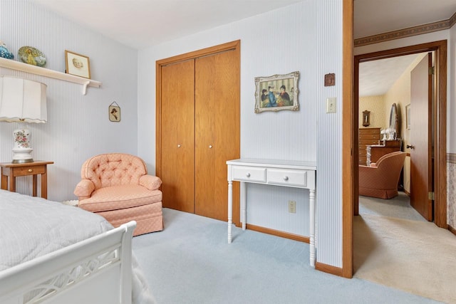 2009 N Eugene St, Appleton, WI 54914 - carpeted bedroom with a closet and baseboards