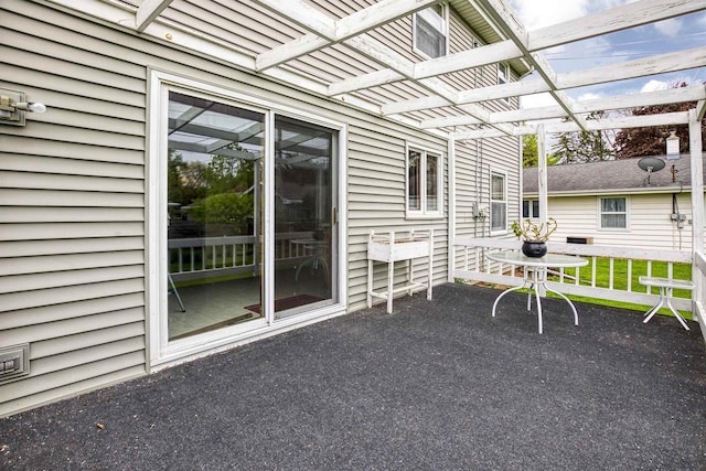 2009 N Eugene St, Appleton, WI 54914 - view of patio with a pergola