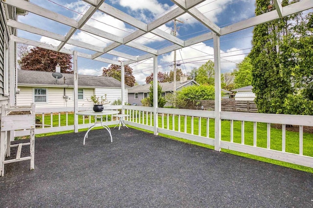 2009 N Eugene St, Appleton, WI 54914 - view of patio / terrace with a pergola