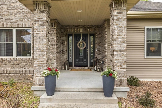 4700 Beaver Dam Rd, Stevens Point, WI 54482 - view of exterior entry with brick siding