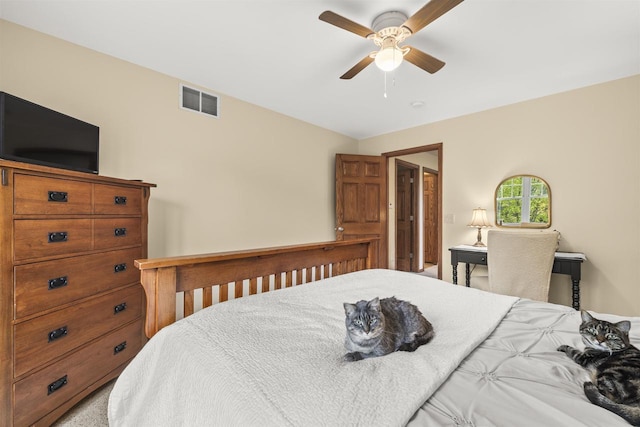 4700 Beaver Dam Rd, Stevens Point, WI 54482 - bedroom with ceiling fan