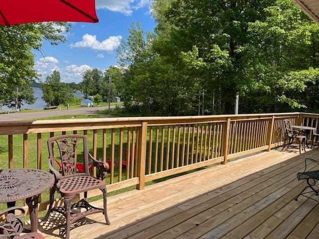 12757 County Highway T, Hayward, WI 54843 - view of deck