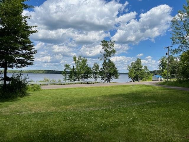 12757 County Highway T, Hayward, WI 54843 - view of property's community featuring a water view and a lawn
