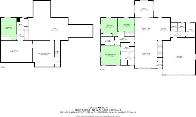 1306 Nelson St, Green Bay, WI 54304 - room layout