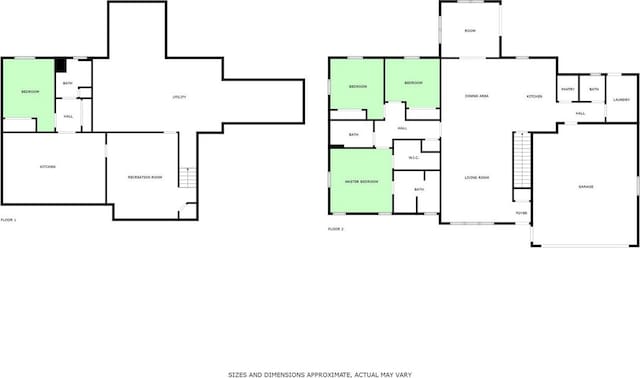 1306 Nelson St, Green Bay, WI 54304 - floor plan / room layout