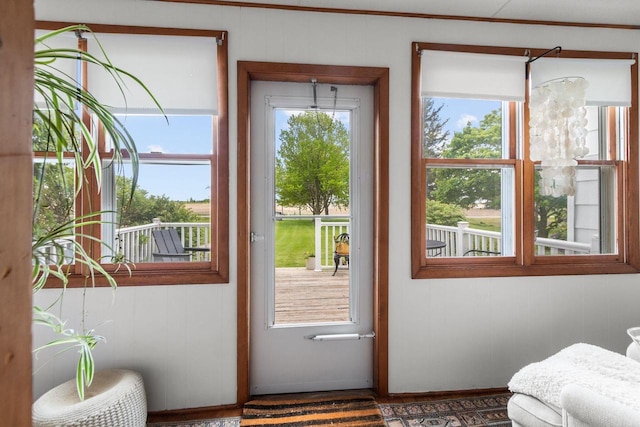 W13491 Reeds Corners Rd, Ripon, WI 54971 - entryway featuring baseboards