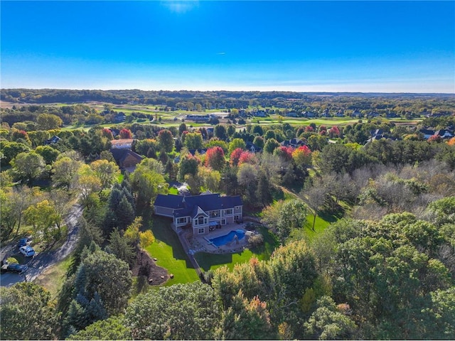 278 Saint Annes Pkwy, Hudson, WI 54016 - aerial view of property and surrounding area with a forest