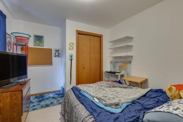 1667 Sherman Ave, Beloit, WI 53511 - bedroom with a closet and carpet