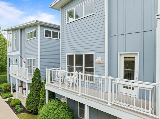 485 Mill St, Fontana, WI 53125 - view of home's exterior featuring board and batten siding