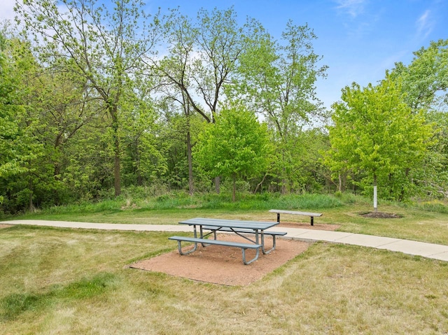 485 Mill St, Fontana, WI 53125 - view of property's community featuring a lawn