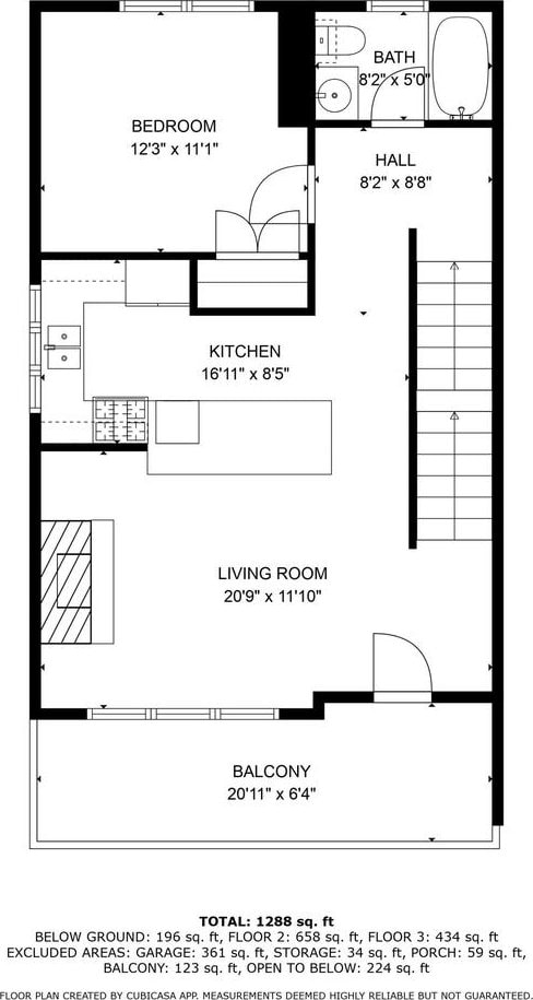 485 Mill St, Fontana, WI 53125 - property floor plan