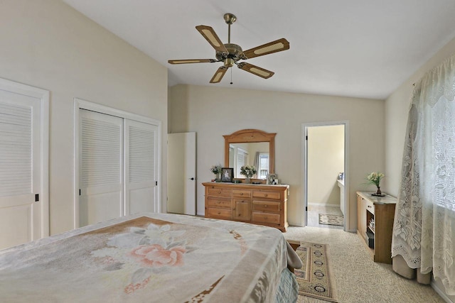 8124 W Imperial Dr, Franklin, WI 53132 - bedroom with vaulted ceiling and ceiling fan