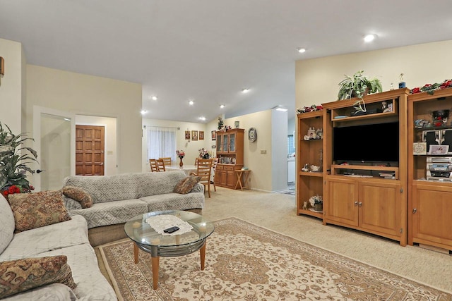 8124 W Imperial Dr, Franklin, WI 53132 - living area with light colored carpet and recessed lighting