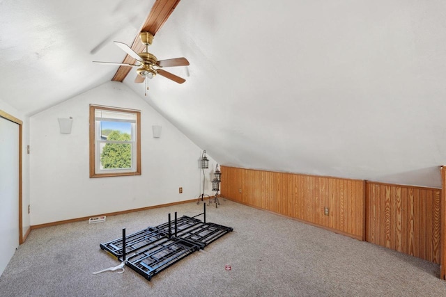 4227 W Concordia Ave, Milwaukee, WI 53216 - additional living space with carpet floors, ceiling fan, and baseboards