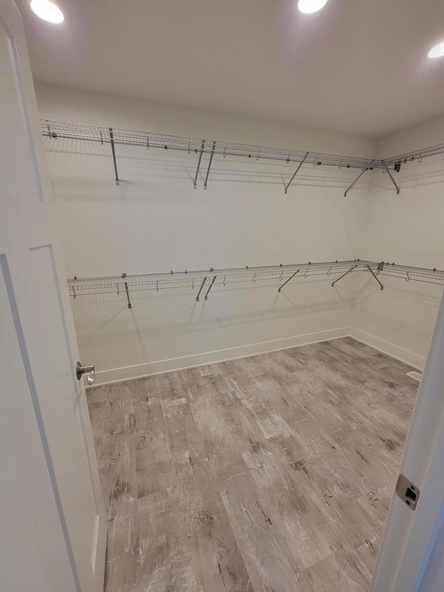 9435 402nd Ave, Genoa City, WI 53128 - walk in closet featuring light wood finished floors