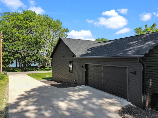 9435 402nd Ave, Genoa City, WI 53128 - garage featuring concrete driveway