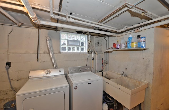 3524 Washington Ave, Racine, WI 53402 - washroom with independent washer and dryer