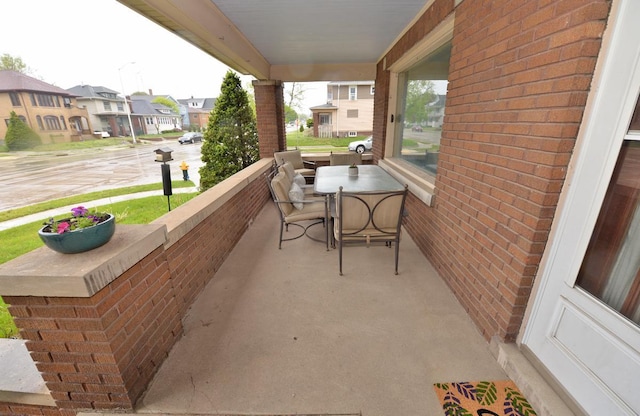 3524 Washington Ave, Racine, WI 53402 - covered porch featuring a residential view