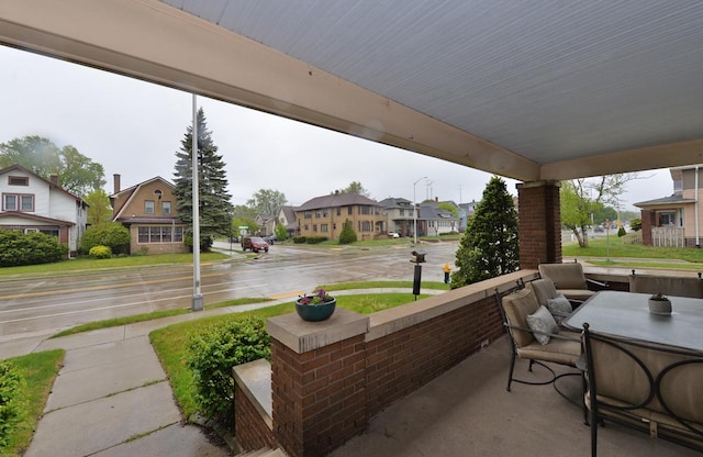 3524 Washington Ave, Racine, WI 53402 - view of patio / terrace with a residential view