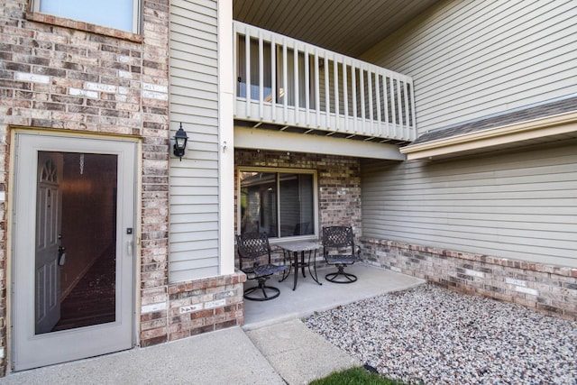 2116 Woodburn Rd Unit B, Waukesha, WI 53188 - view of patio with a balcony